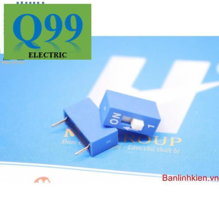 Công Tắc Bít 1P  Màu xanh zin HD1