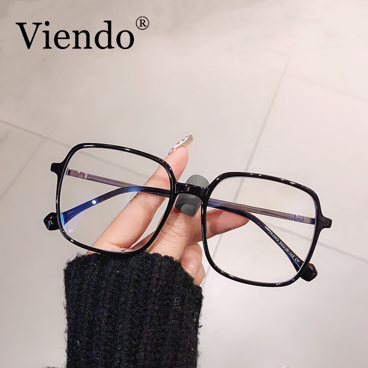 Mắt kính VIENDO gọng vuông đổi màu chống ánh sáng xanh chống tia uv thời trang cho nam nữ