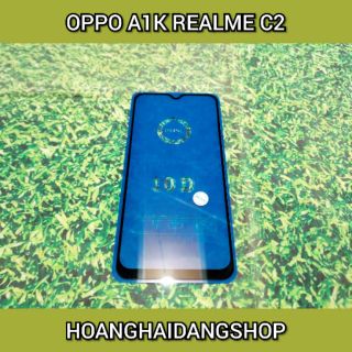 Dán cường lực full màn hình cho oppo a1k realme c2