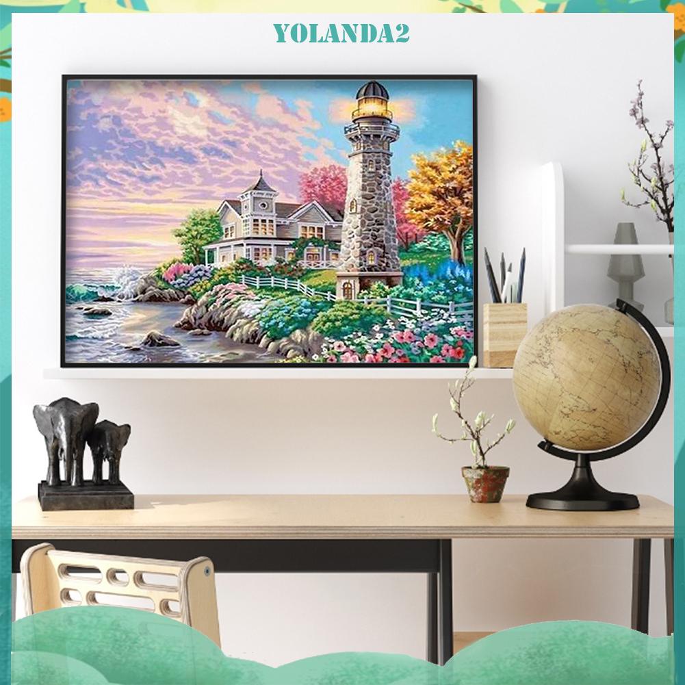 Bộ Tranh Thêu Chữ Thập Tự Làm 11CT Hình Phong Cảnh