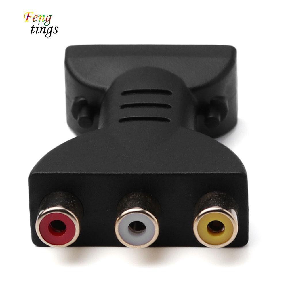 Đầu chuyển đổi cổng âm thanh/hình ảnh AV HDMI sang 3 RCA cho TV