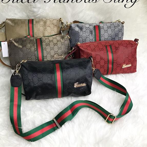 Túi Đeo Chéo Gucci Chất Liệu Canvas Thời Trang Trẻ Trung