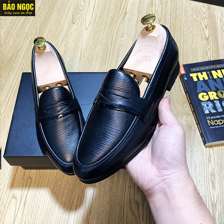 {XẢ HẾT - ĐÓN TẾT} Giày lười nam băng đục thời trang ⚡ Da bò tấm loại 1 ✅ Đế cao su đúc KHÂU CHẮC CHẮN ⚡ MÃ K226 | BigBuy360 - bigbuy360.vn