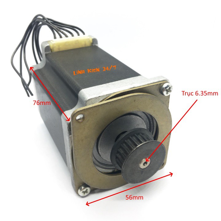 Động Cơ Bước Nidec Servo KH56QM2U038 56x76mm 1.3N.M