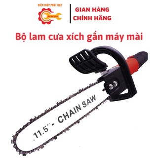 Bộ lam cưa xích biến máy mài thành máy cưa xích mini-Lam xích cưa gắn máy mài