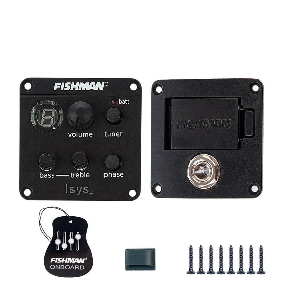 Bộ chỉnh âm Fishman Isys EQ trên bo mạch cho đàn guitar acoustic