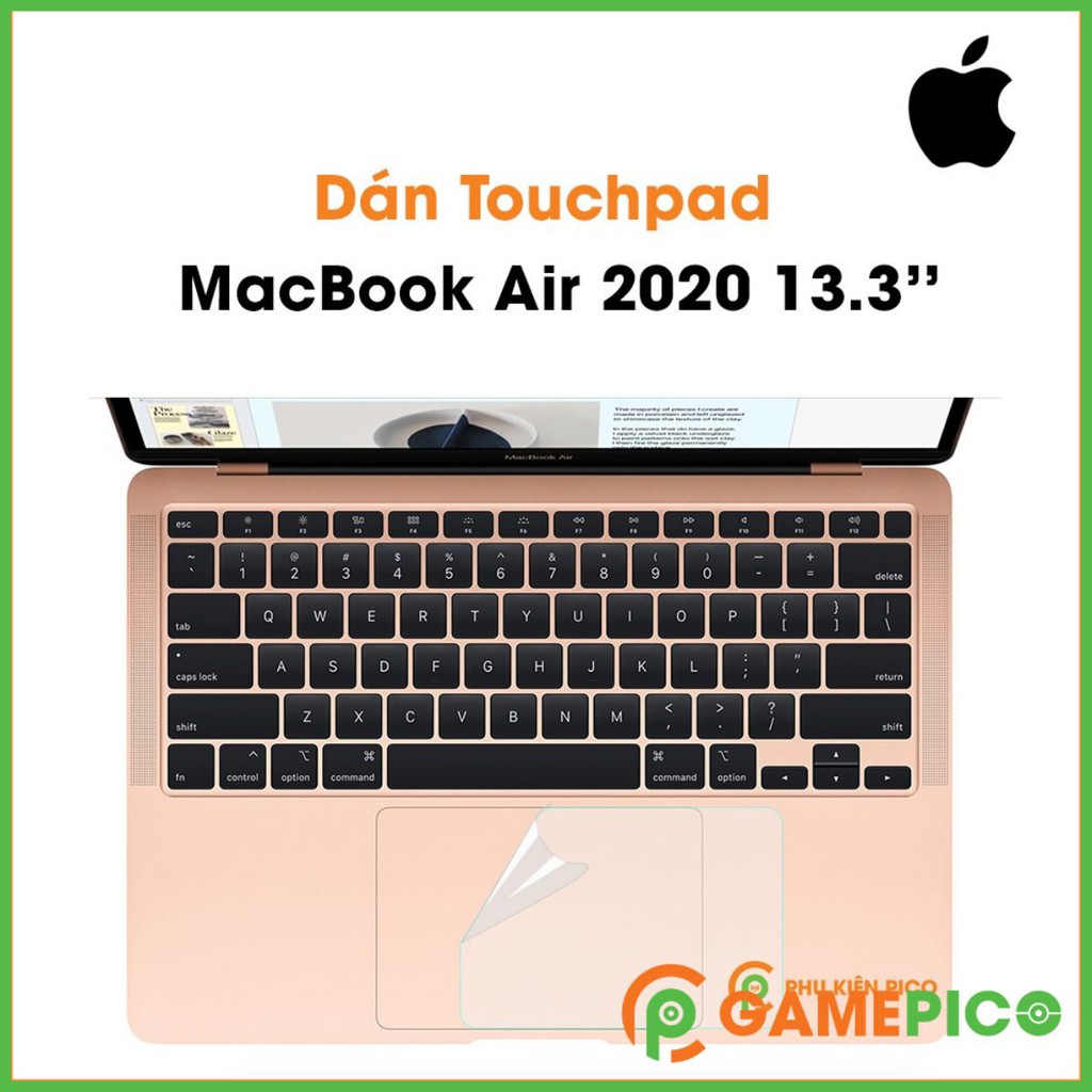 Dán Touchpad MacBook Air 2020 13,3 inch PPF cao cấp dẻo trong suốt - Dán Trackpad Macbook 2020