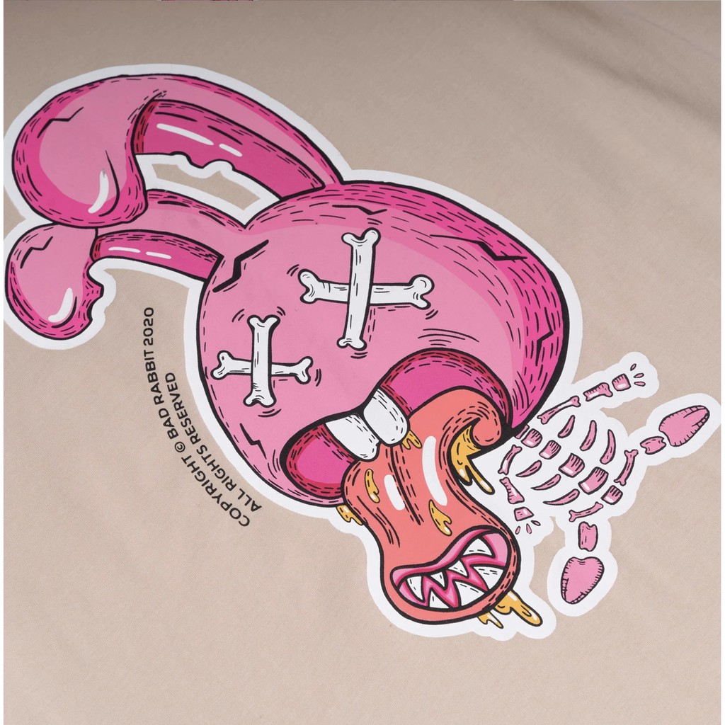 Áo Thun Unisex Bad Rabbit Prena Màu Tan 100% Cotton - Local Brand Chính Hãng