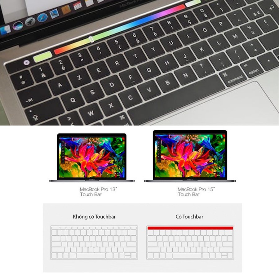 Dán Touchbar cảm ứng Macbook 13.3 2018 | BigBuy360 - bigbuy360.vn