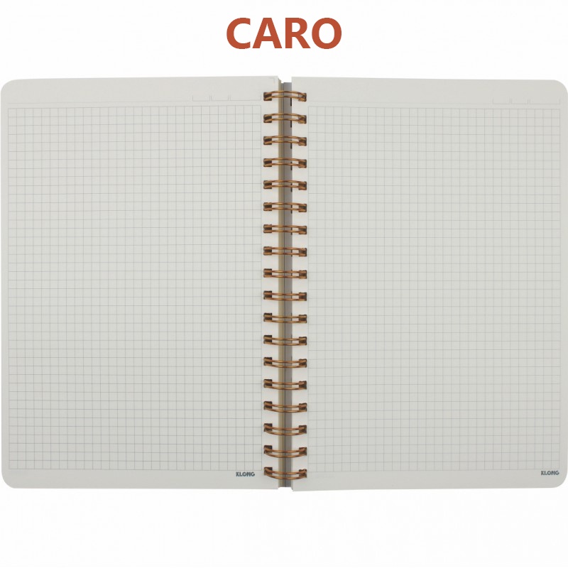 [Mã LIFEB04ALL giảm 10% tối đa 15K đơn 0Đ] Sổ KLONG CARO / DOT GRID lò xo kép B5- 200 trang; MS: 297/ 960/ 962