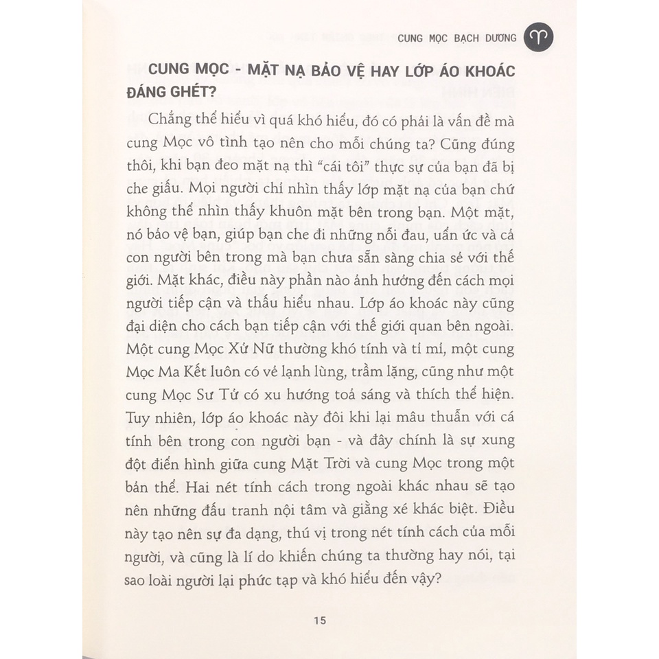 Sách WB - Định hướng sự nghiệp theo chiêm tinh học - Cung mọc Bạch Dương (B30)