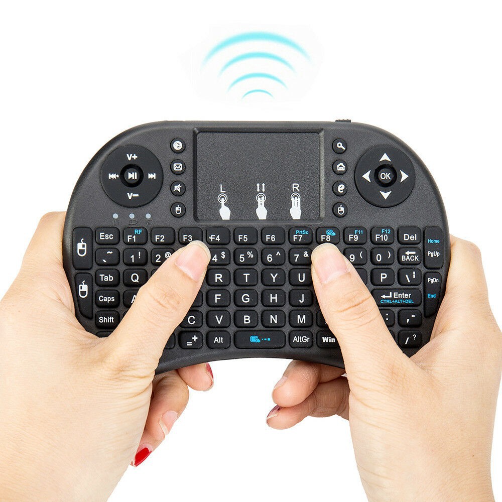 Bàn phím kiêm chuột mini cảm ứng không dây I8  cho Ps4 / Google / Android / Tv Box / chơi game