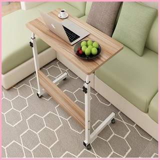 9213 Bàn xếp chữ L có bánh xe 80x40cm - Bàn học có bánh xe - Bàn làm việc