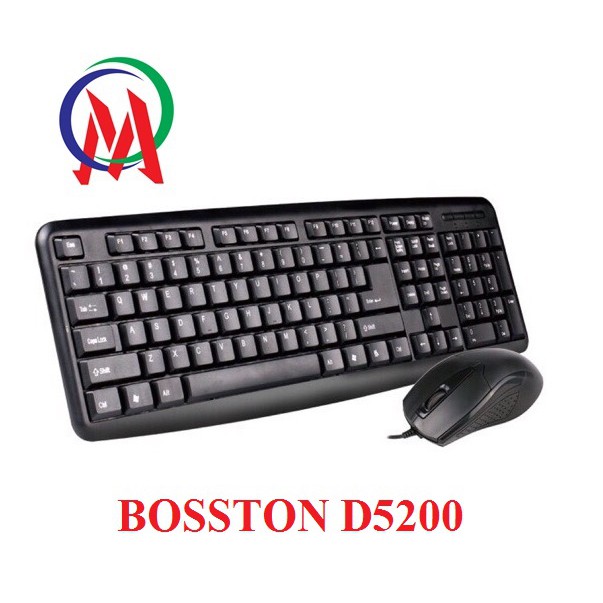 Combo Bộ phím chuột bosston D5200