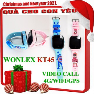 Đồng hồ định vị WONLEX KT45 ⚡[𝙁𝙍𝙀𝙀 𝙎𝙃𝙄𝙋]⚡ gọi video call 4G WIFI định vị WIFI/GPS chịu nước ip67