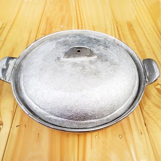 Niêu thố cơm gang đúc nguyên khối Bắc Bộ lớn 18cm