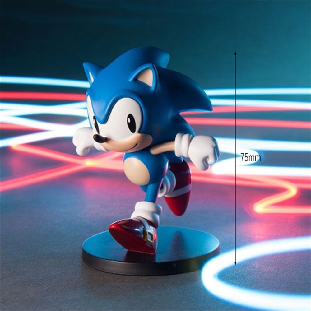 Mô Hình Đồ Chơi Nhân Vật Sonic 75mm Dùng Làm Quà Tặng Cho Bé