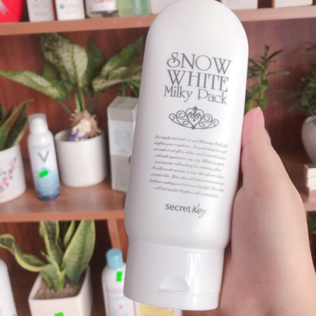 Dưỡng trắng da toàn thân cao cấp Snow White Milky Pack bật tone 1 tháng