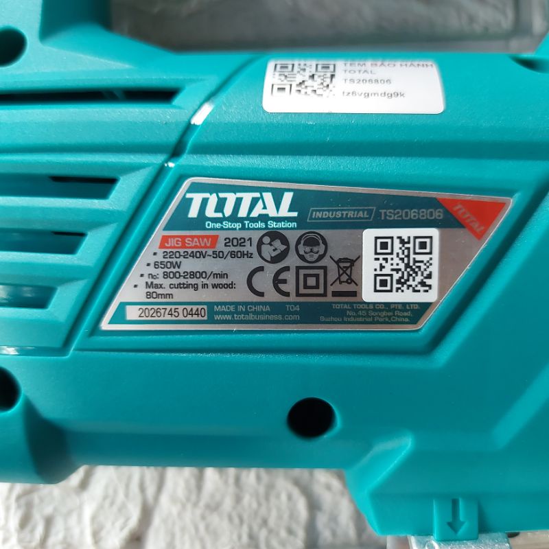 Máy Cưa Lọng TOTAL TS206806 Chính Hãng