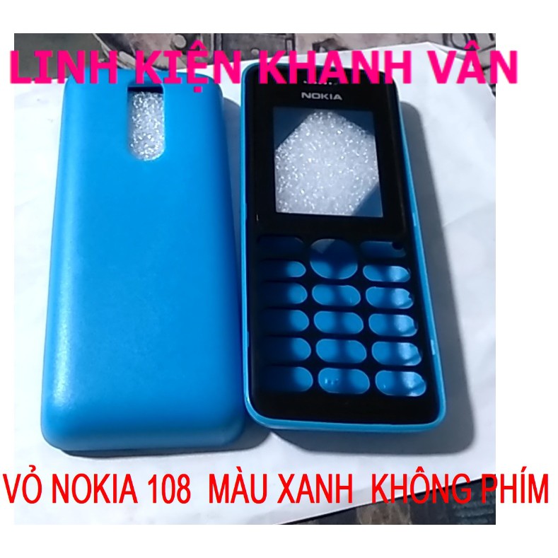 VỎ NOKIA 108 MÀÙ XANH KHÔNG PHÍM