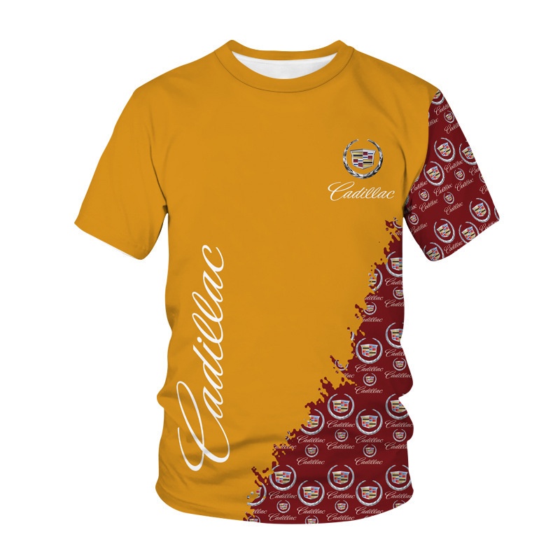 Áo Thun Tay Ngắn In Logo Xe Hơi 3D Thời Trang Cho Nam