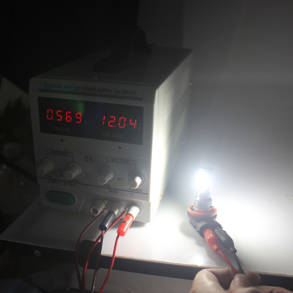 Đèn sương mù LYMOYO H8 H11 H4 H8 H4 9005 9006 24SMD ánh sáng trắng 6000K chip 3030 cho xe hơi
