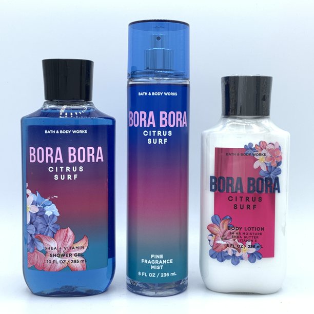 Bora Bora Citrus Surf - Xịt thơm toàn thân body mist Baht & Body Works - Trái cây