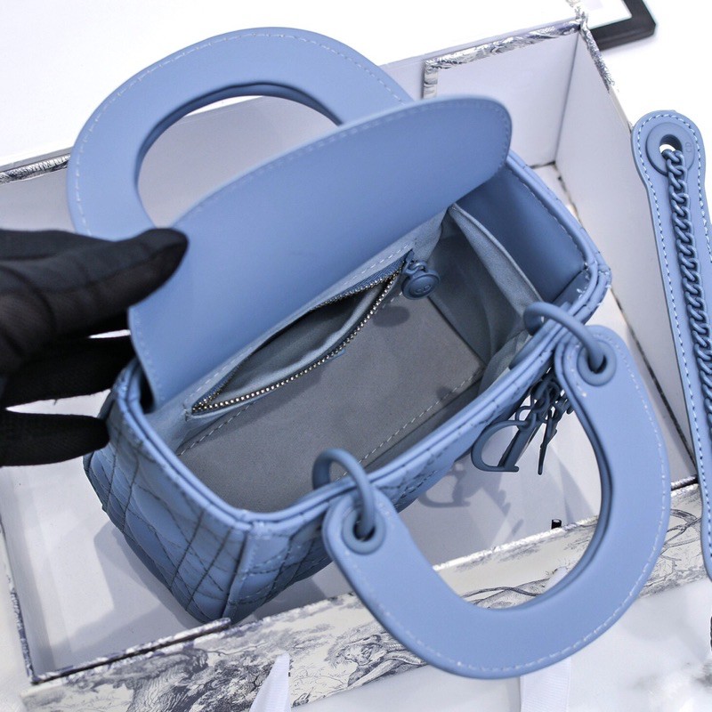 Túi xách/đeo chéo Dior CD 3 ô da thật cao cấp thiết kế thời thượng dây đeo tháo rời