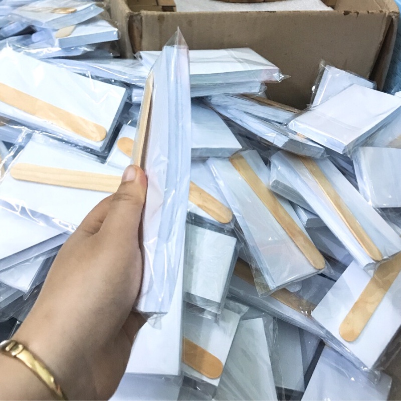 Sét Giấy A4 và Que Wax Lông