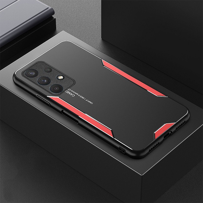 Ốp điện thoại kim loại nhôm mặt nhám chống sốc bảo vệ toàn diện sang trọng cho Samsung Galaxy A32 4G S20 FE