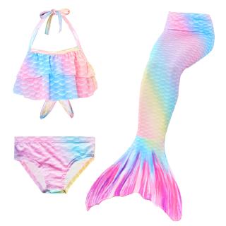Bộ Đồ Bơi 3 Mảnh Hóa Trang Nàng Tiên Cá Cho Bé Gái C39K88
