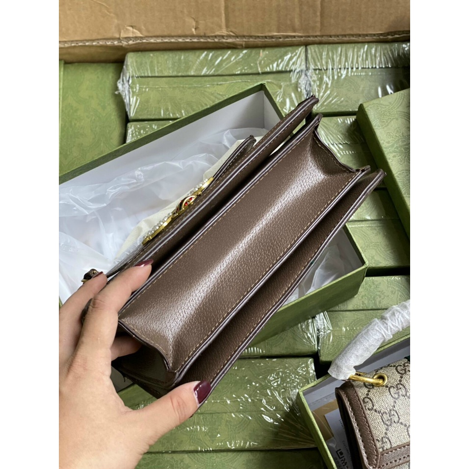 Túi xách Gu ong đủ 2 size Full box nguyên seal/Túi đeo chéo Gu ong size 22-25 Full box hãng