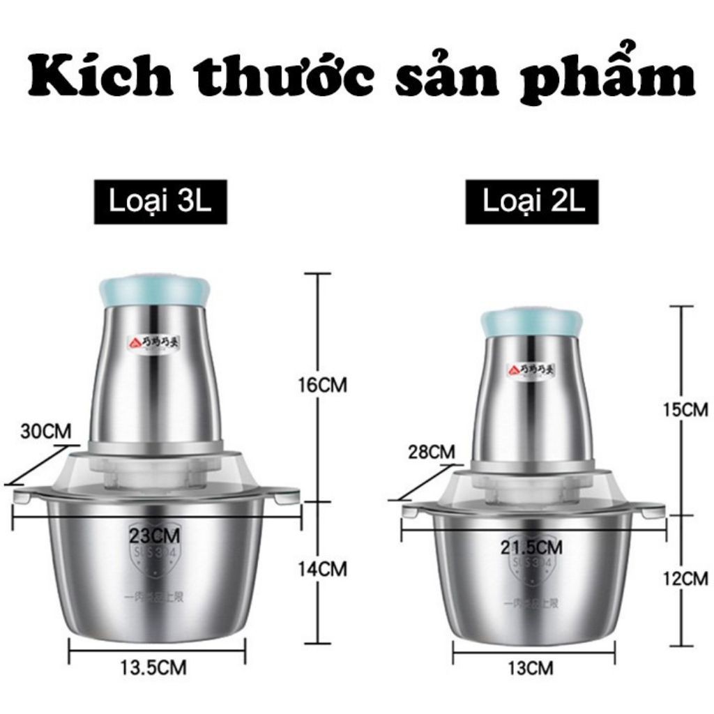 động cơ điện  cối inox nắp nhựa dụng cụ riêng lẻ củ điện đầu  máy xay thịt đa năng inox