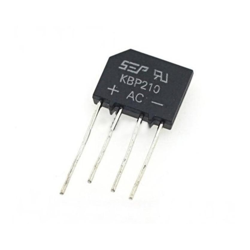 DIODE CẦU 2A1000V KBP210, cầu đi ốt 2A chỉnh lưu