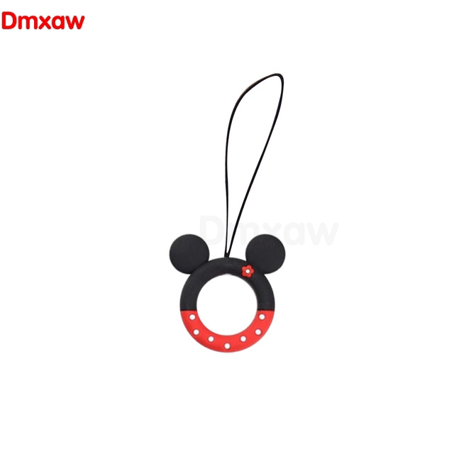 Dây đeo điện thoại có vòng móc ngón tay thiết kế dễ thương tiện dụng