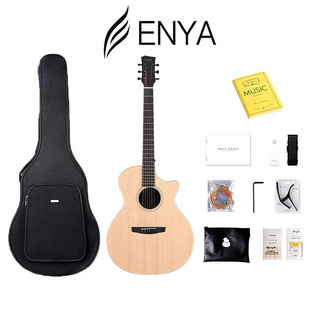 Đàn guitar acoustic enya ega-x1 pro/ega-x1 pro eq cao cấp chính hãng đầy đủ phụ kiện