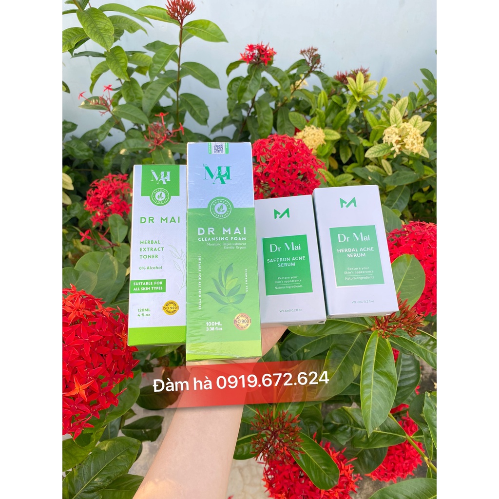 Serum mụn mai  nguyên chất và mix saffron