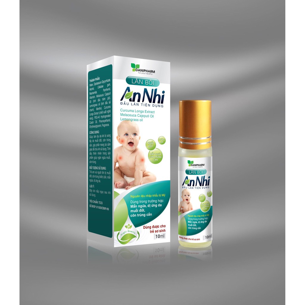 Lăn bôi vết muỗi đốt và côn trùng cắn An Nhi DANIPHARM