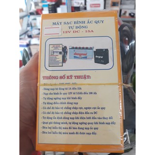 Máy Sạc Bình Ắc Quy Tự Động 12V - 15A