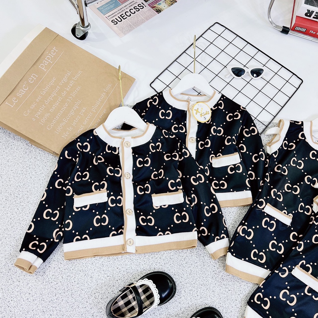 Set Váy sát nách và áo khoác bo viền hàng cao cấp XHN1073