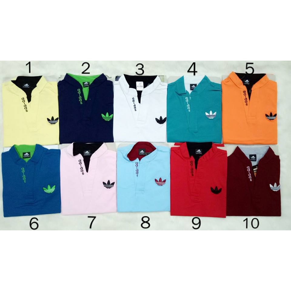 Combo Áo Thun Cổ Trụ Nam (10 màu)