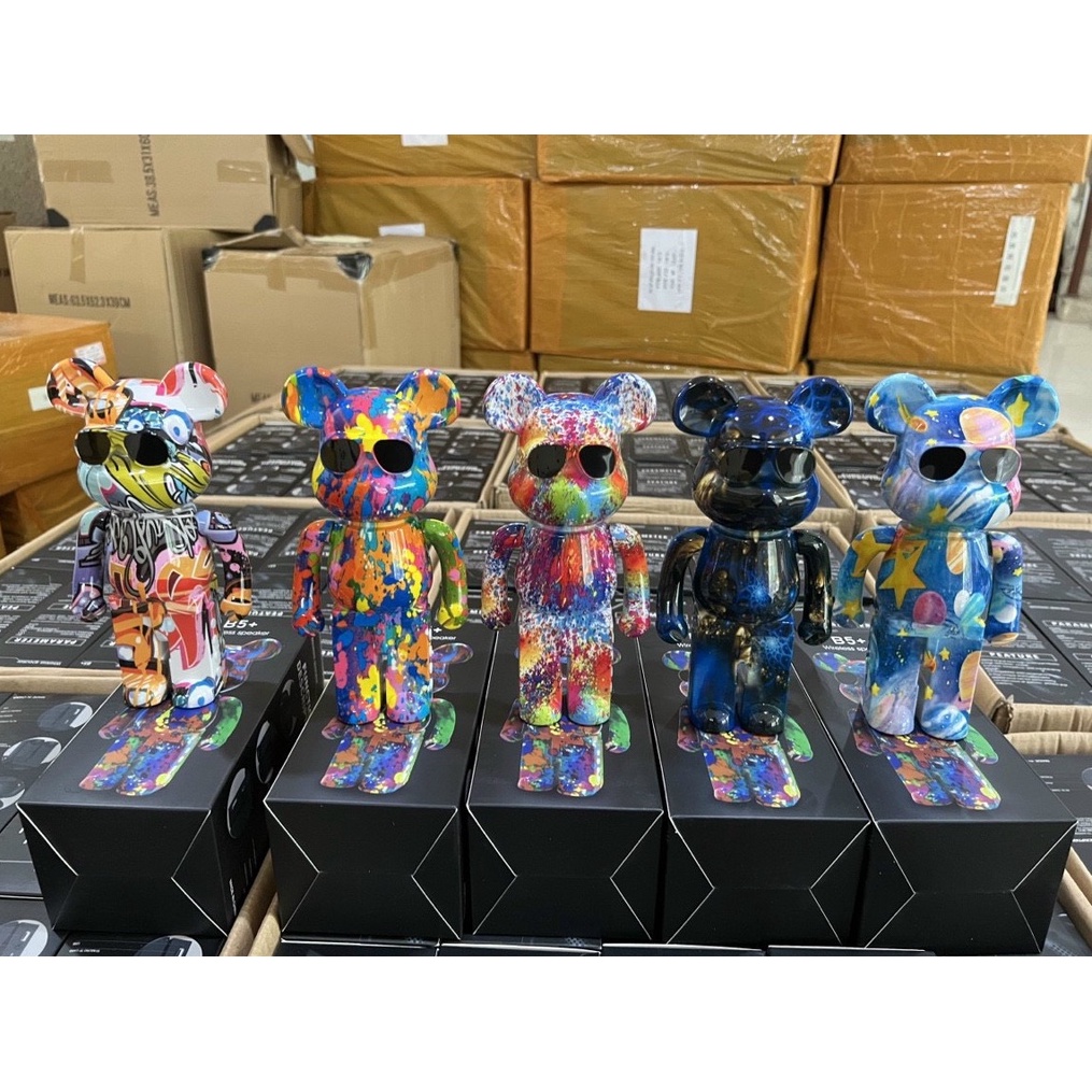 [ HOT] Loa Bluetooth Gấu Bearbrick Nghe Nhạc cực hay, Loa bluetooth Gấu Mini B5 Màu Sắc Sang Chảnh Mẫu Mới 2022