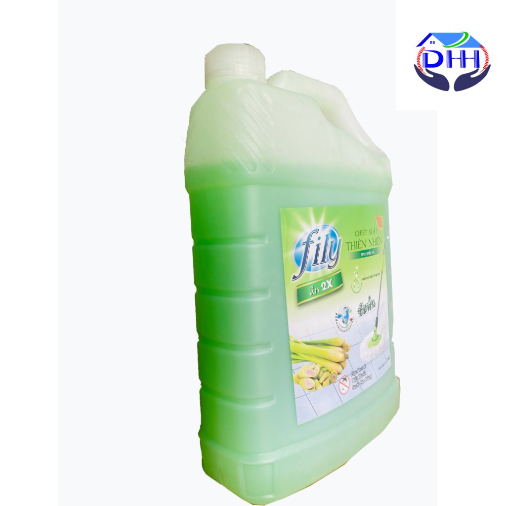 [ HƯƠNG TINH DẦU SẢ CHANH ] Nước lau Sàn FILY 3.8 LÍT xua đuổi côn trùng