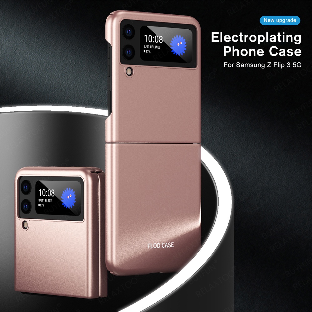 Bao Da Điện Thoại Siêu Mỏng Sang Trọng Cho samsung galaxy z flip 4 flip4 Ốp