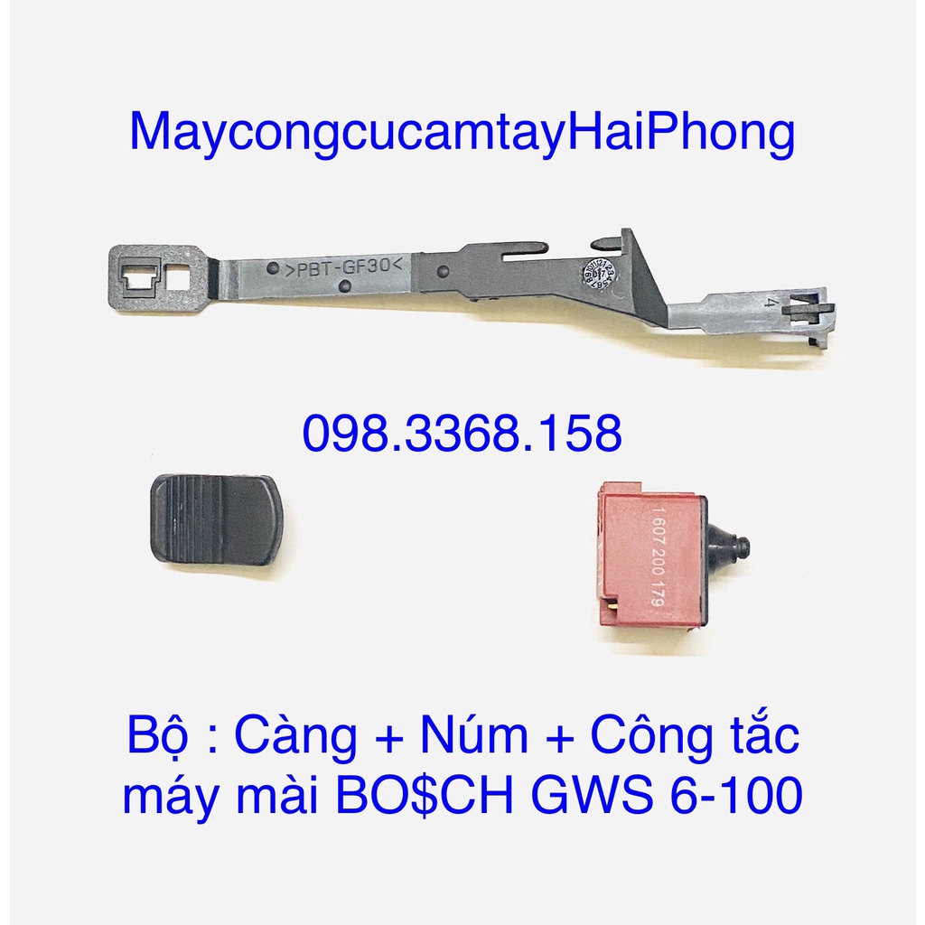 Công tắc máy mài BO$CH GWS6-100 ( BỘ CÀNG + NÚM GẠT + CÔNG TẮC )