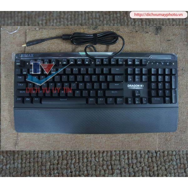 Bàn phím cơ led chơi games RIMAX chất lượng