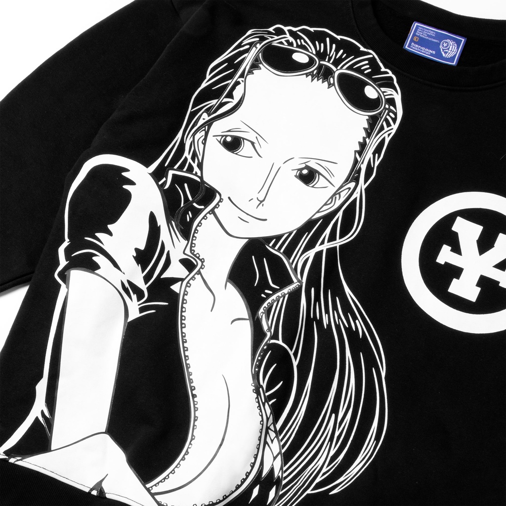 Áo DirtyCoins x One Piece Robin Sweatshirt - Black