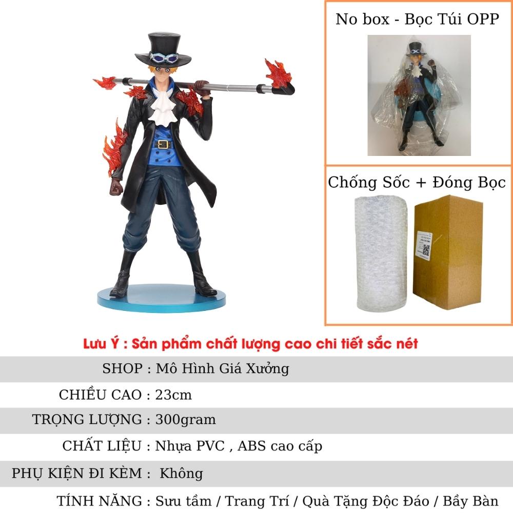 Mô Hình One Piece Sabo cầm gậy dáng đứng siêu ngầu . Cao 23cm , nặng 300gram . Figure One Piece , mô hình giá xưởng
