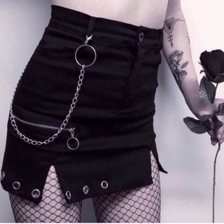 Chân váy Ulzzang khoá kéo/kèm feedback