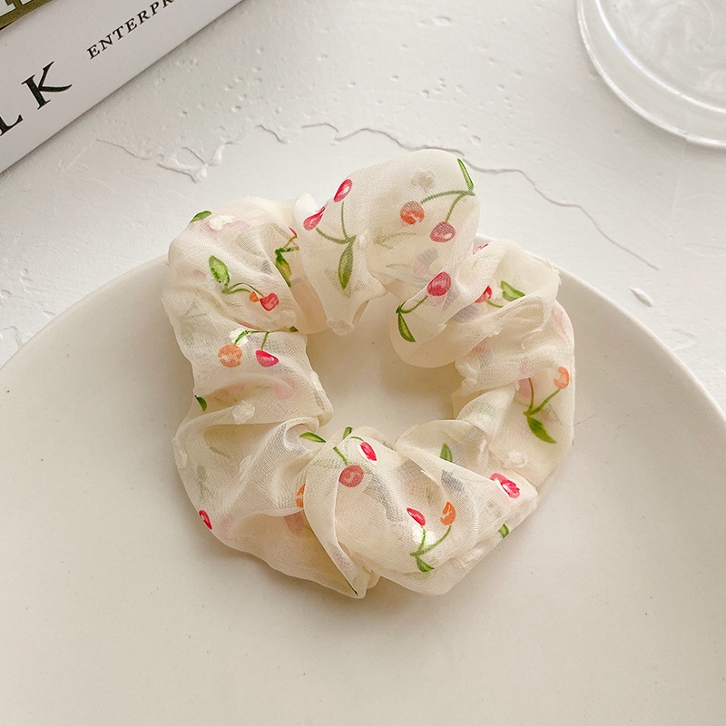 Dây cột tóc họa tiết đáng yêu phong cách Hàn Quốc cho nữ